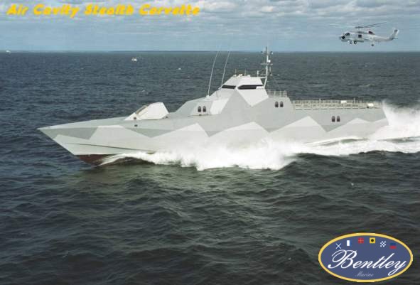 BENTLEY MARINE Next Gen Air Cavity Stealth Corvette