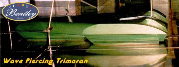 Wave Piercing Trimaran Tank testing